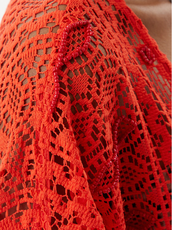 Iconique Iconique Vestito da spiaggia Temptation IC26-119 Rosso Regular Fit