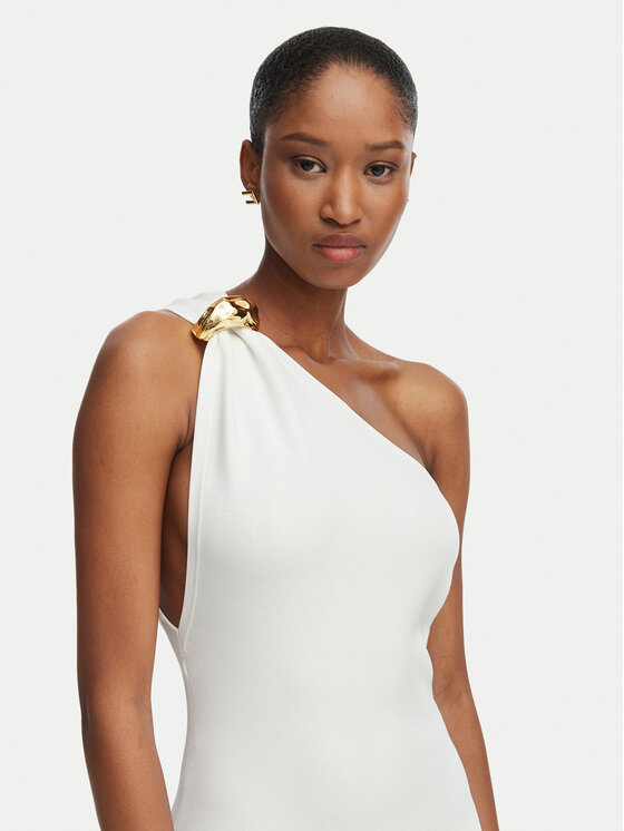 Elisabetta Franchi Elisabetta Franchi Вечірня сукня AM-43B-62E2-V600 Кремовий Slim Fit