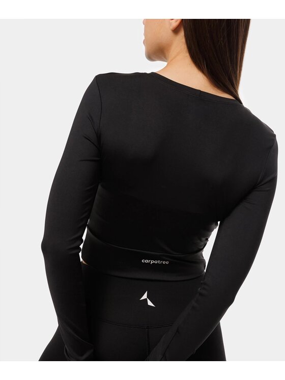 Carpatree Carpatree Top Crossover top Czarny Fitted Fit
