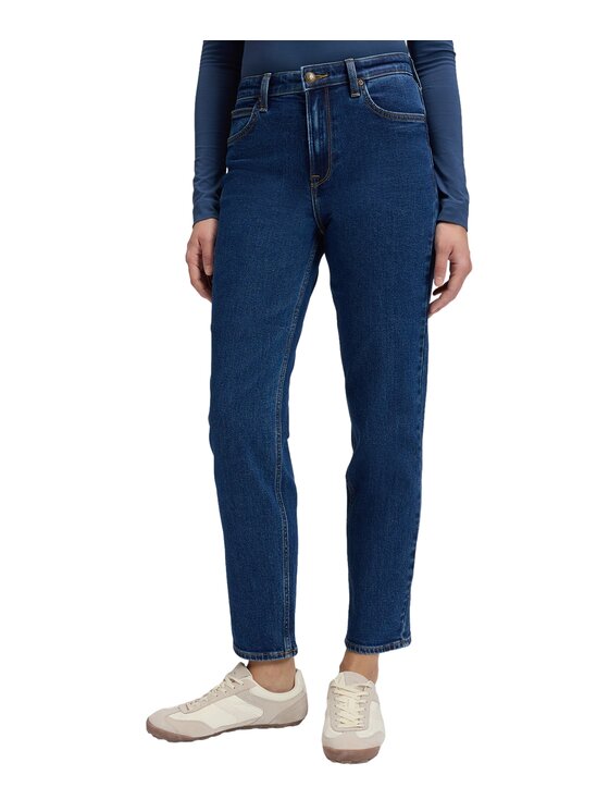 Lee Lee Jeansy 112386138 Niebieski Straight Leg