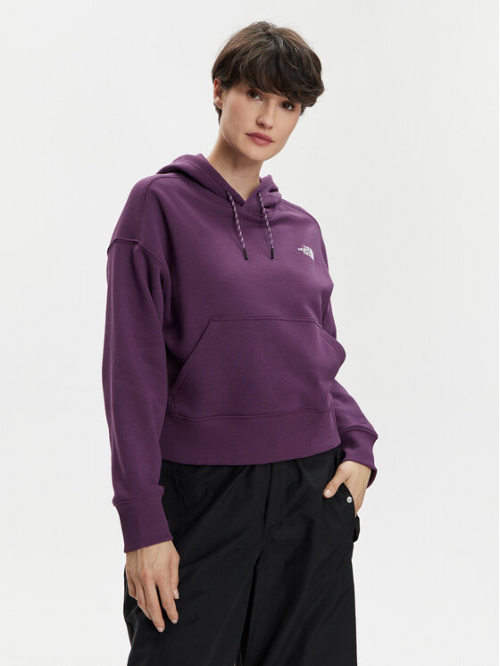 The North Face Mikina NF0A880P Fialová Regular Fit