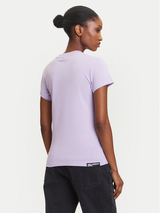 Karl Lagerfeld Jeans Karl Lagerfeld Jeans T-krekls A1W17004 Violets Slim Fit