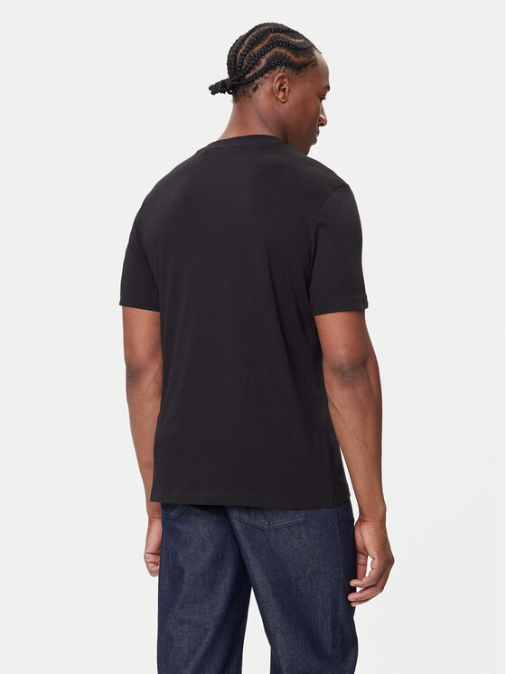 HUGO HUGO Tricou Dulivio 50542737 Negru Regular Fit