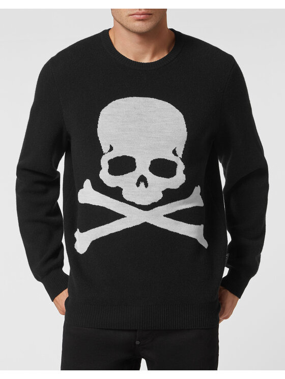 PHILIPP PLEIN PHILIPP PLEIN Longsleeve 1967 Nero Regular Fit