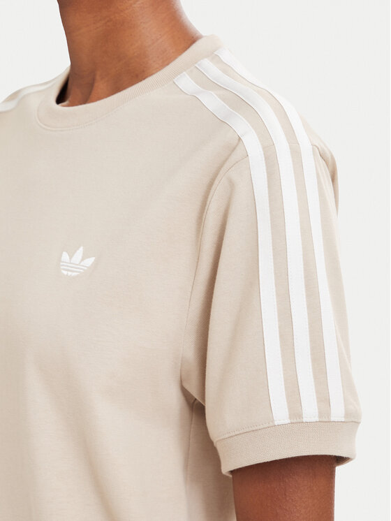 adidas adidas Majica Pleated 3S LG4315 Khaki Regular Fit