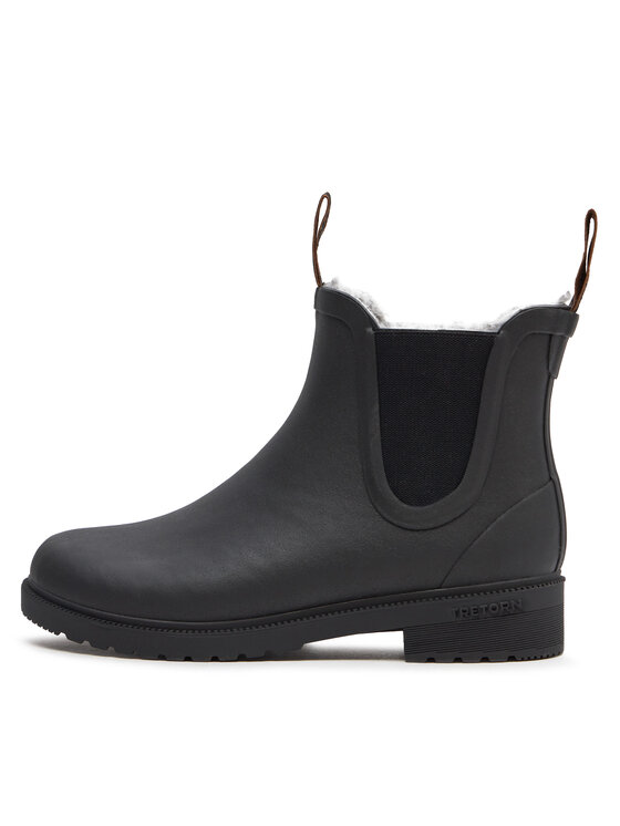 Tretorn Tretorn Gumene čizme Chelsea Classic Winter 47338010 Crna