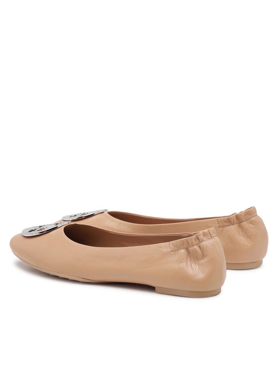 Tory Burch Tory Burch Baleríny Claire Ballet 147379 Béžová