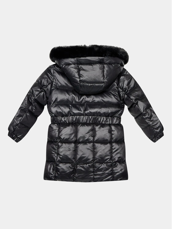 Guess Guess Vatovaná bunda K3BL06 WB080 Černá Regular Fit