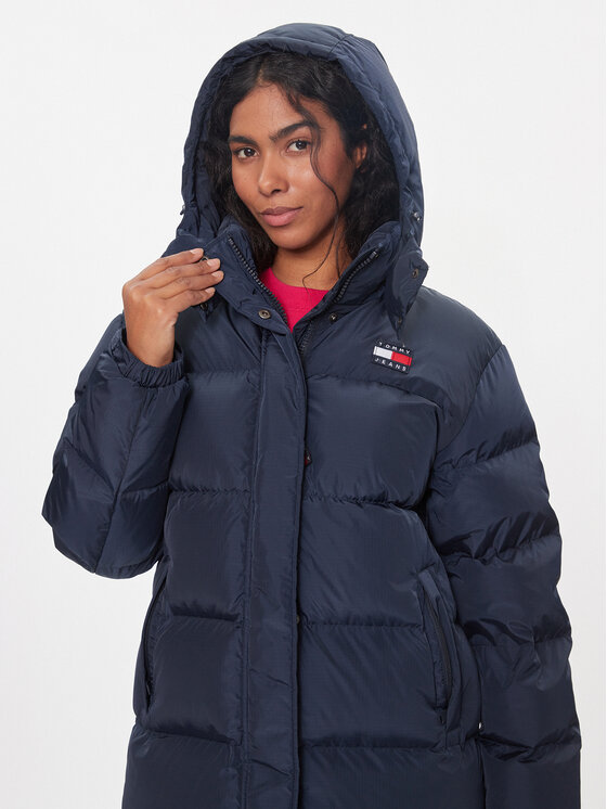 Tommy Jeans Tommy Jeans Pehelykabát Alaska DW0DW14287 Sötétkék Regular Fit