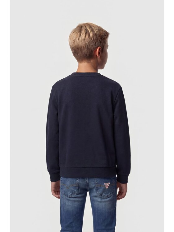 Guess Kids Guess Kids Mikina 181522 Modrá Classic Fit