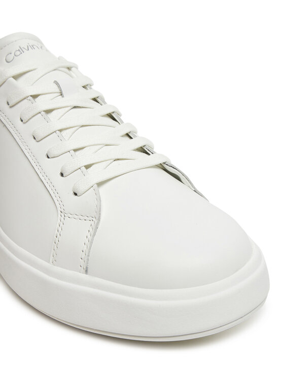 Calvin Klein Calvin Klein Laisvalaikio batai Low Top Lace Up Lth HM0HM01016 Balta