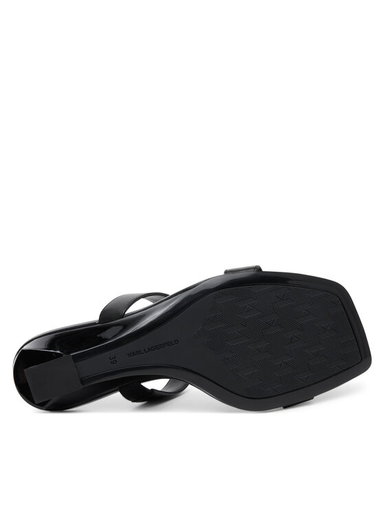 KARL LAGERFELD KARL LAGERFELD Klapki KL34611 Czarny
