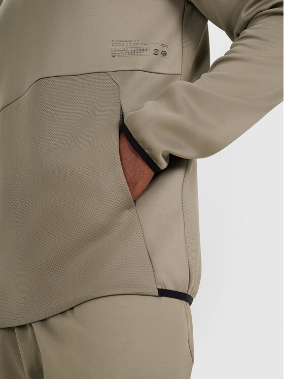 4F 4F Bluza techniczna TRAINING Khaki Regular Fit