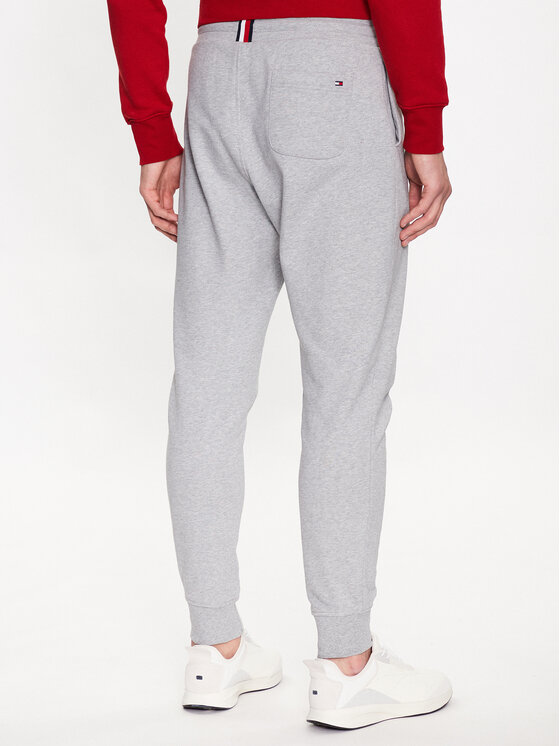 Tommy Hilfiger Tommy Hilfiger Teplákové nohavice Logo MW0MW08388 Sivá Regular Fit