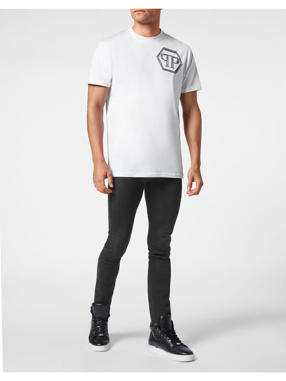 PHILIPP PLEIN PHILIPP PLEIN T-shirt 4305 Bianco Regular Fit
