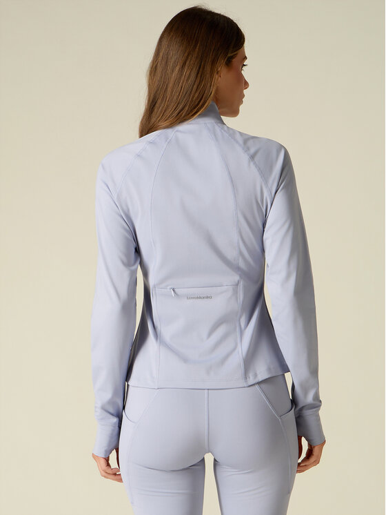 Oltre Oltre Bluza G872J004745N004 Turkusowy Slim Fit