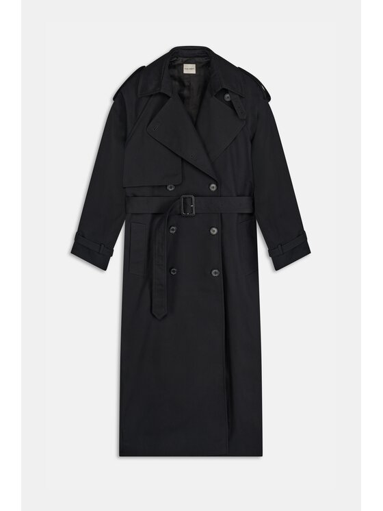 MARI PRETI MARI PRETI Trench Chiara Nero Regular Fit
