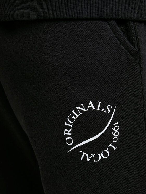 Pantaloni da tuta Elias 12195676 Nero Comfort Fit