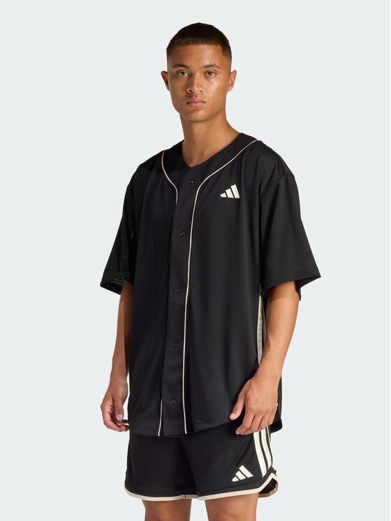 adidas adidas Koszula 158750 Czarny Loose Fit