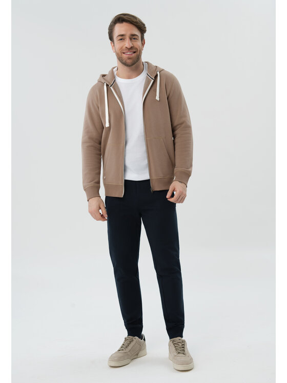 Volcano Volcano Bluza B-STAR Beżowy Regular Fit