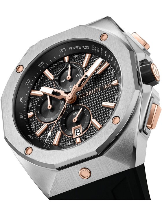 Cerruti 1881 Cerruti 1881 Zegarek Cerruti-CIWGO0073201 Czarny