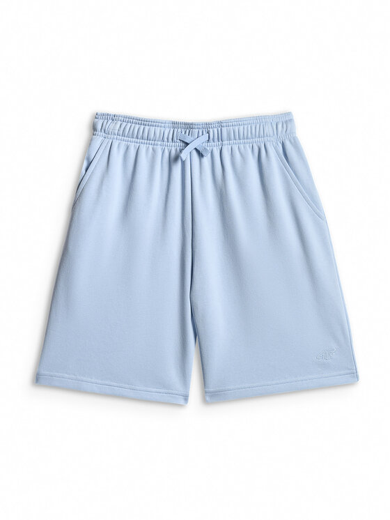 4F 4F Szorty sportowe BASIC+ Niebieski jasny Regular Fit