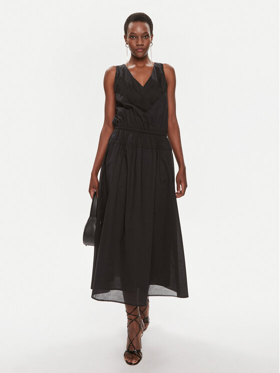 PINKO Pinko Haljina za svaki dan Beginners 103740 A1XN Crna Relaxed Fit