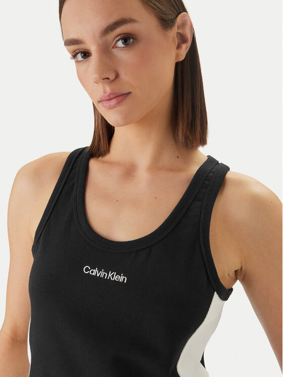 Calvin Klein Swimwear Calvin Klein Swimwear Top LV00Q61152 Negru Slim Fit