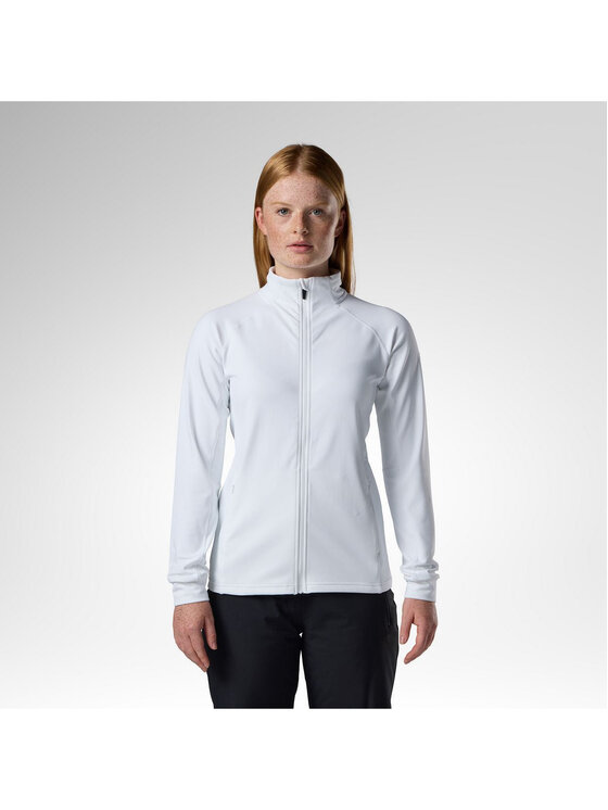 Rossignol Rossignol Bluza techniczna W Mid Layer Stretch Jkt Biały Slim Fit