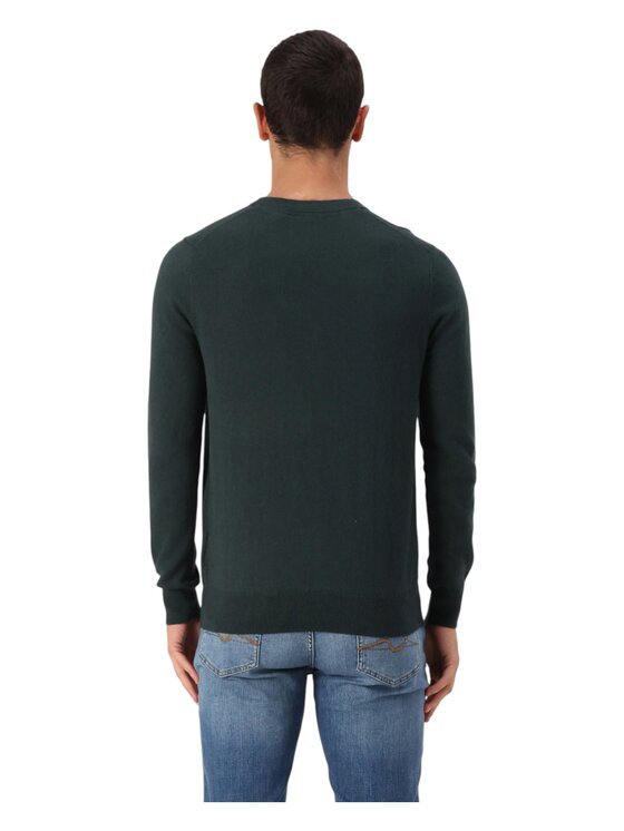 Lyle & Scott Lyle & Scott Sweter kn2110vc-w504 Zielony Regular Fit