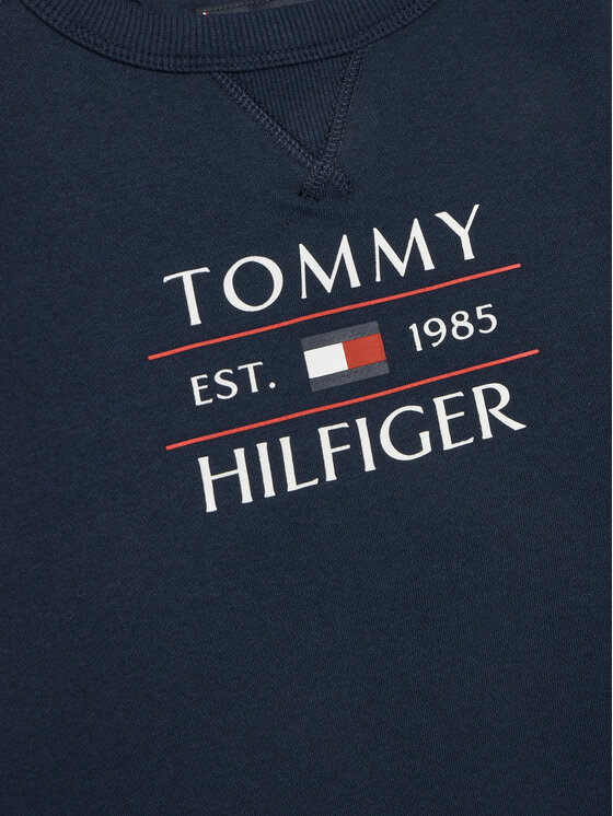 Tommy Hilfiger Tommy Hilfiger Bluza KB0KB09569 D Granatowy Regular Fit