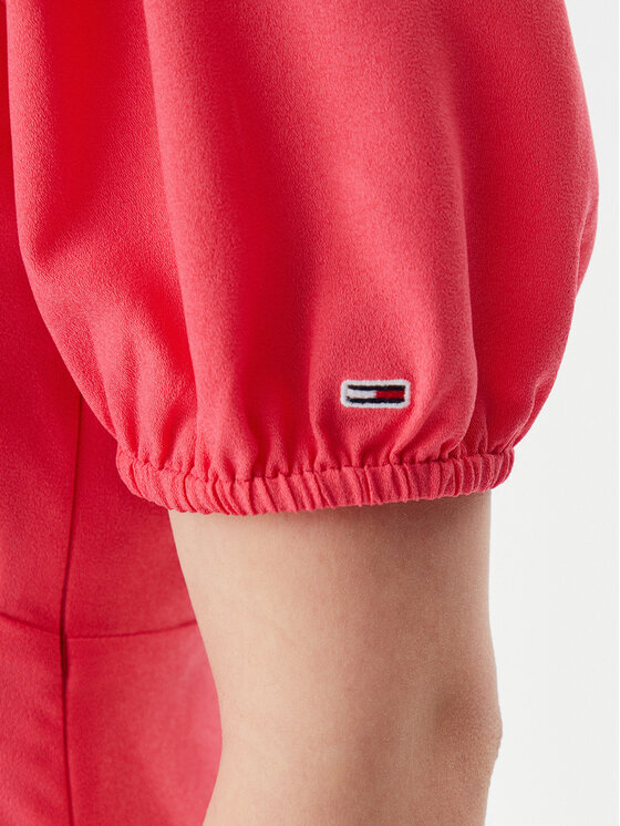 Tommy Jeans Tommy Jeans Sukienka letnia DW0DW20337 Różowy Regular Fit