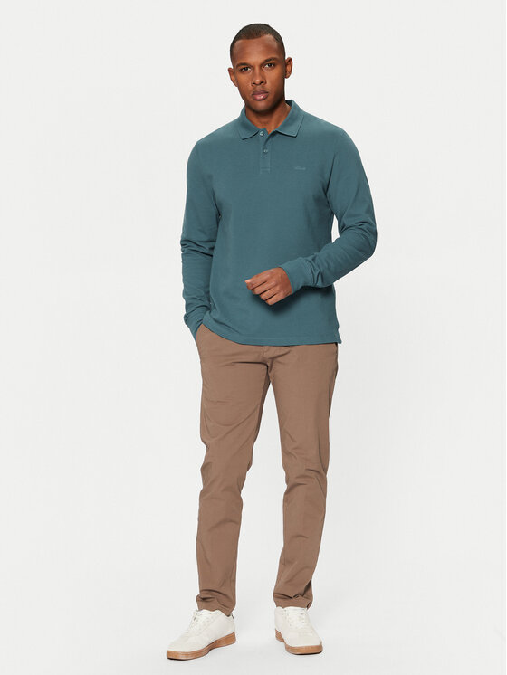 s.Oliver s.Oliver Polo majica 2153544 Zelena Regular Fit