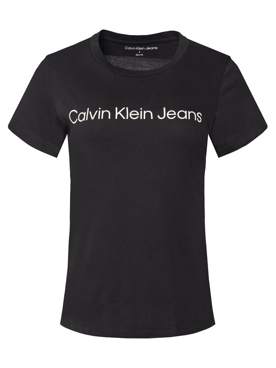 Calvin Klein Jeans Calvin Klein Jeans Σετ 2 T-Shirts J20J220161 Μαύρο Slim Fit