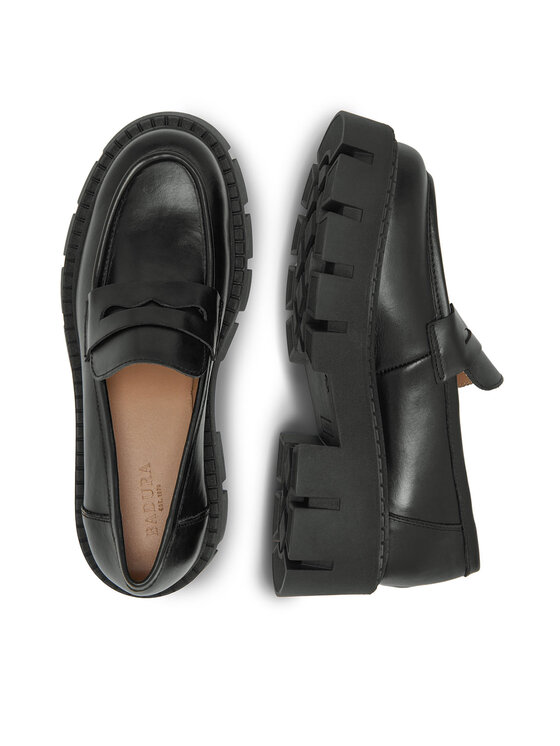 Badura Badura Loafersy MELITO-E23-25713PE Czarny