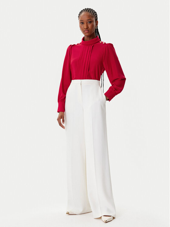 Artigli Artigli Bluzka ACBL003228 Czerwony Regular Fit