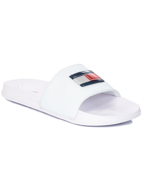 Klapki Tommy Hilfiger, Rozmiar 37, Białe, T3B0-32930-WH