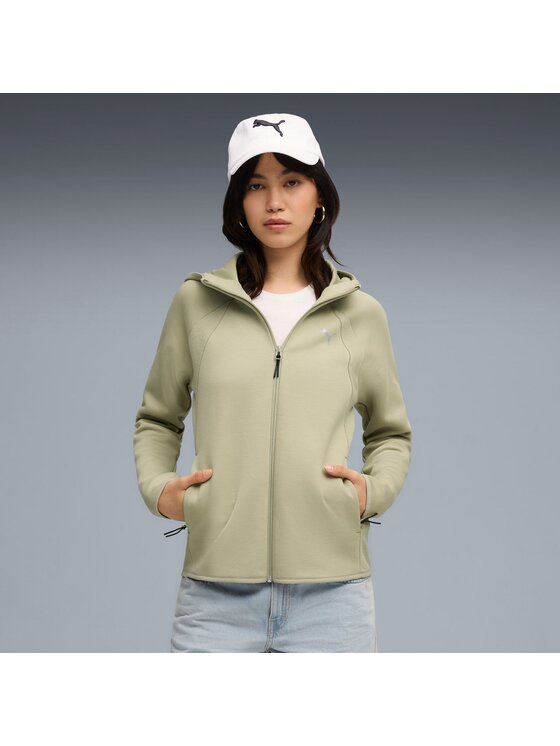 Puma Puma Bluza 688141 Zielony Regular Fit