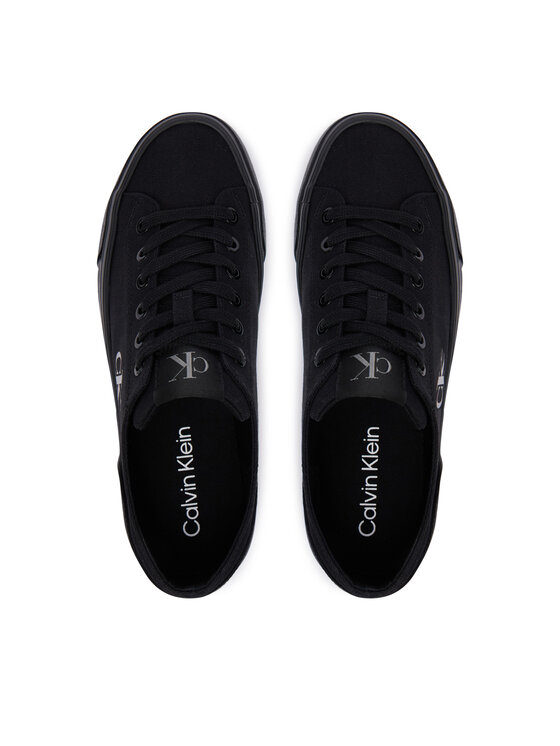Calvin Klein Calvin Klein Сникърси Vulc Flatform Low Canvas Mg YW0YW01763 Черен
