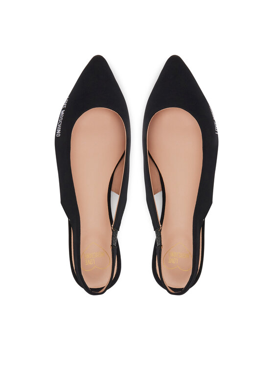 LOVE MOSCHINO LOVE MOSCHINO Baleriny JA11021G0MIM0000 Czarny