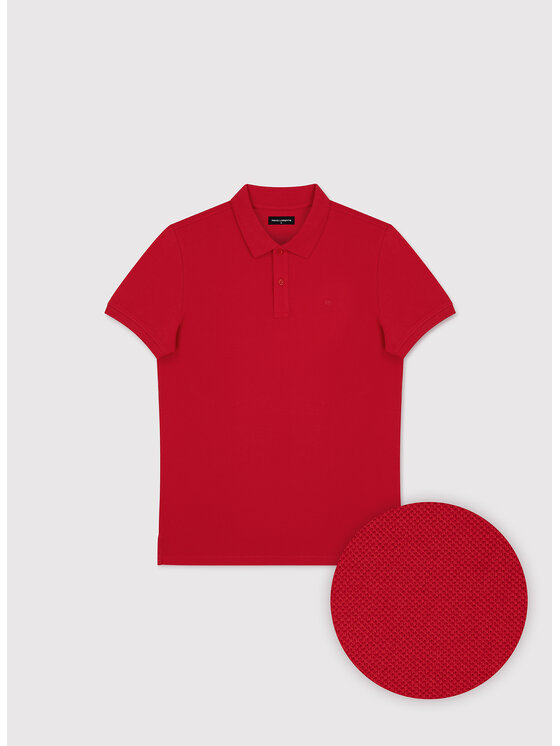 Pako Lorente Pako Lorente Polo P26SF-TX-003 Czerwony Classic Fit