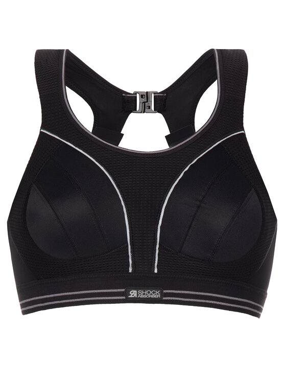 Shock Absorber Shock Absorber Biustonosz top Ultimate Run U10046 Czarny