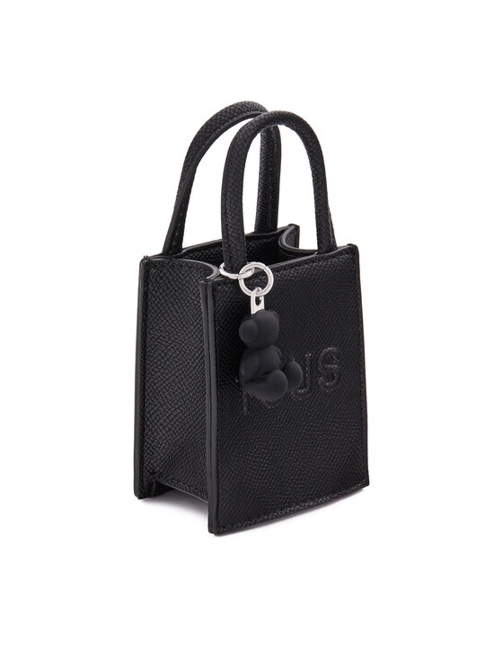 TOUS TOUS Privjesak Mini Bolso Pop 2002203651 Crna