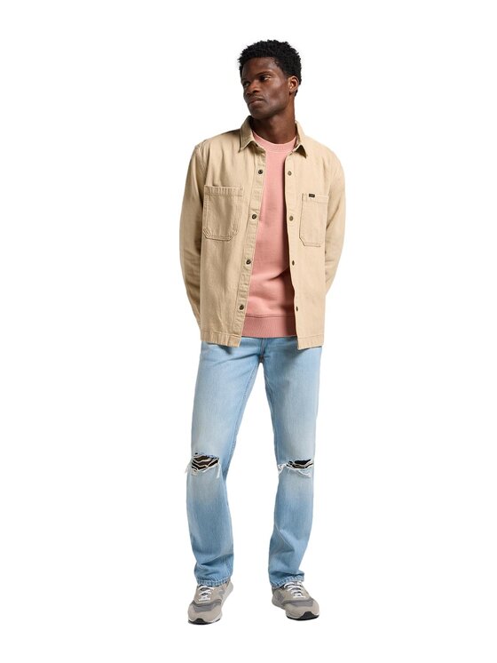Lee Lee Koszula 112363917 Beżowy Relaxed Fit