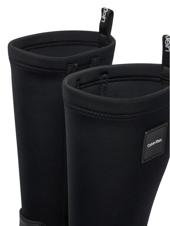 Calvin Klein Calvin Klein Cizme de cauciuc Rainboot High Rubber Neo HW0HW03180 Negru