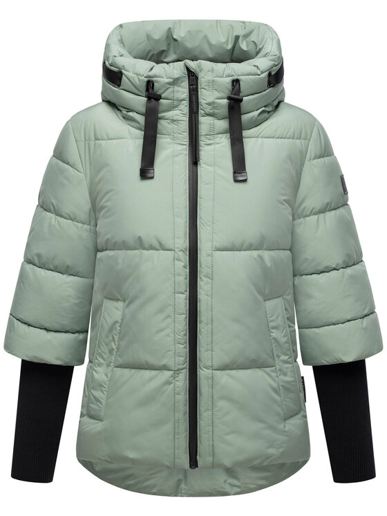 Navahoo Navahoo Kurtka zimowa Lotusherz Zielony Regular Fit