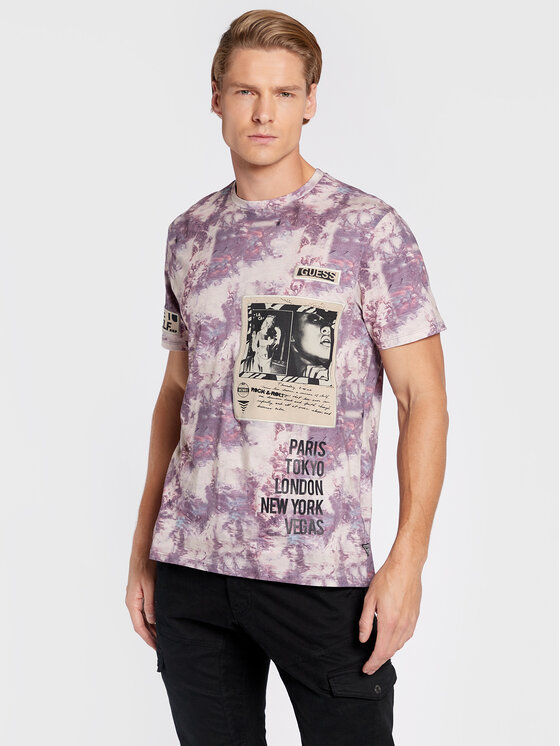 T-shirt M2BI78 K9RM4 Viola Regular Fit