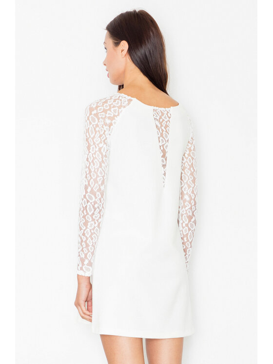 FIGL FIGL Φόρεμα M470 Εκρού Regular Fit