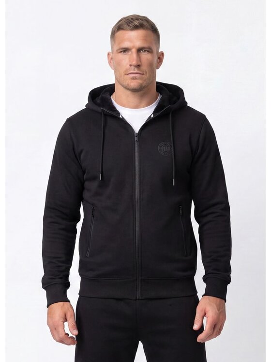 PITBULL PITBULL Bluza GIBSON JR Czarny Regular Fit