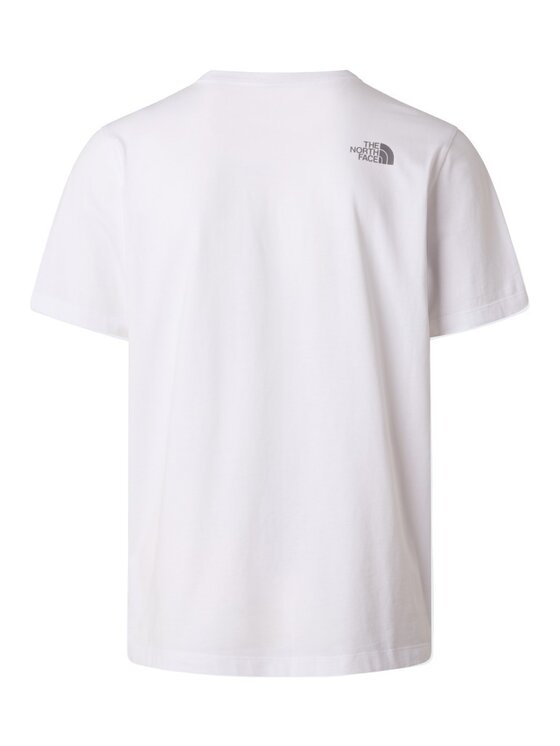 The North Face The North Face T-Shirt Mountain Line Regular Tee Biały Regular Fit